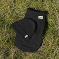 Matching Black British Wool Beanie Hat