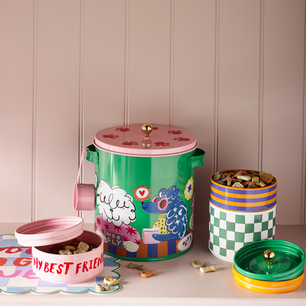 Cool Dog Club Storage Tin & Scoop