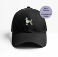 Embroidered Poodle dog baseball cap - Unisex