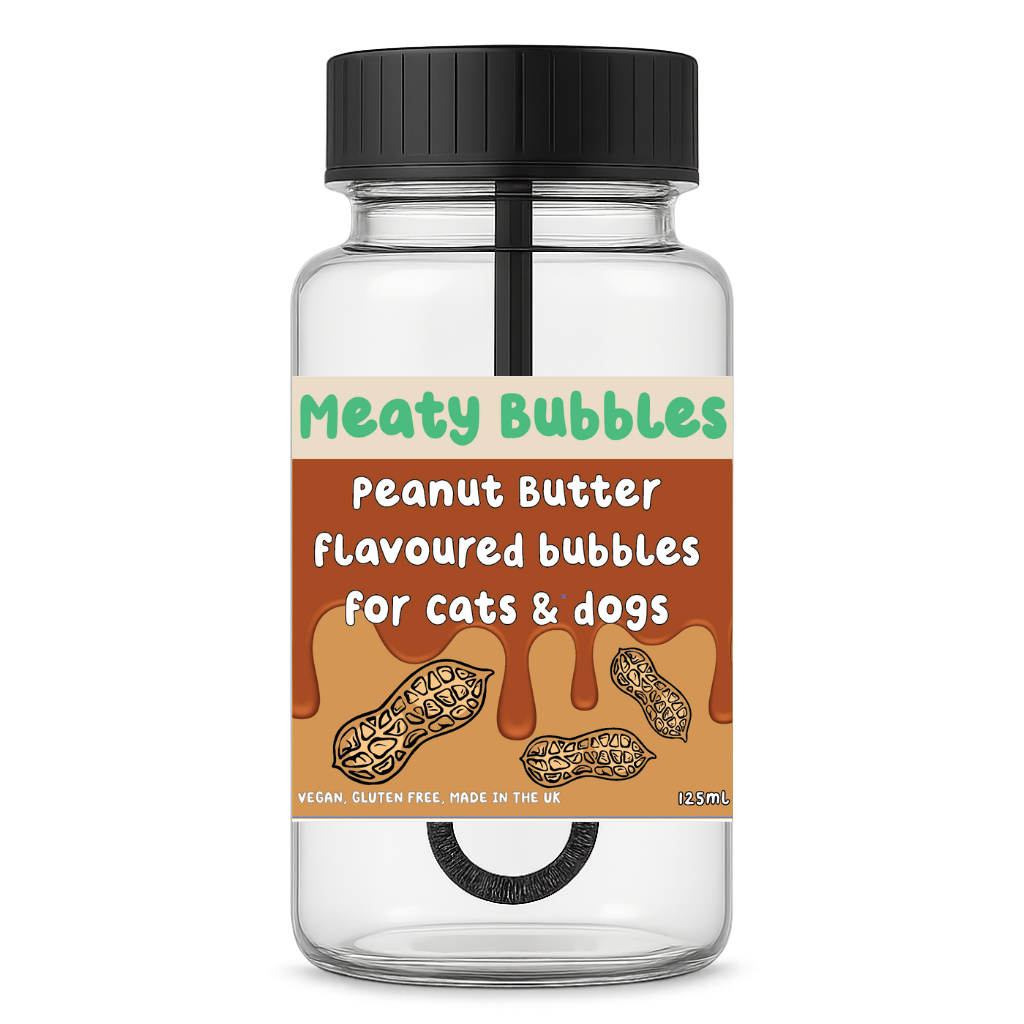 Meaty Bubbles Peanut Butter Bubbles 125ml