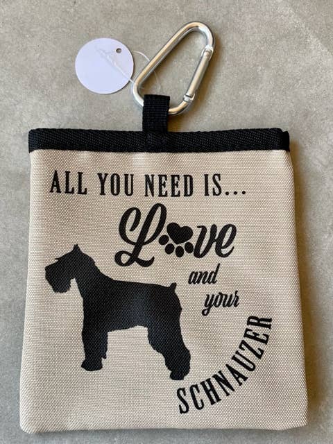 Schnauzer Pet Treat Bag