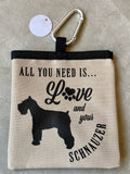 Schnauzer Pet Treat Bag