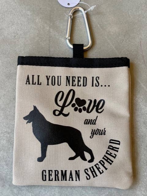 German Shepherd Pet Treat Bag