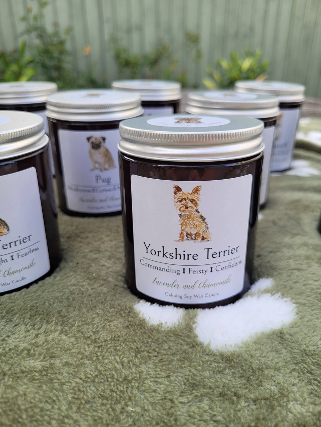 Yorkshire Terrier Candle