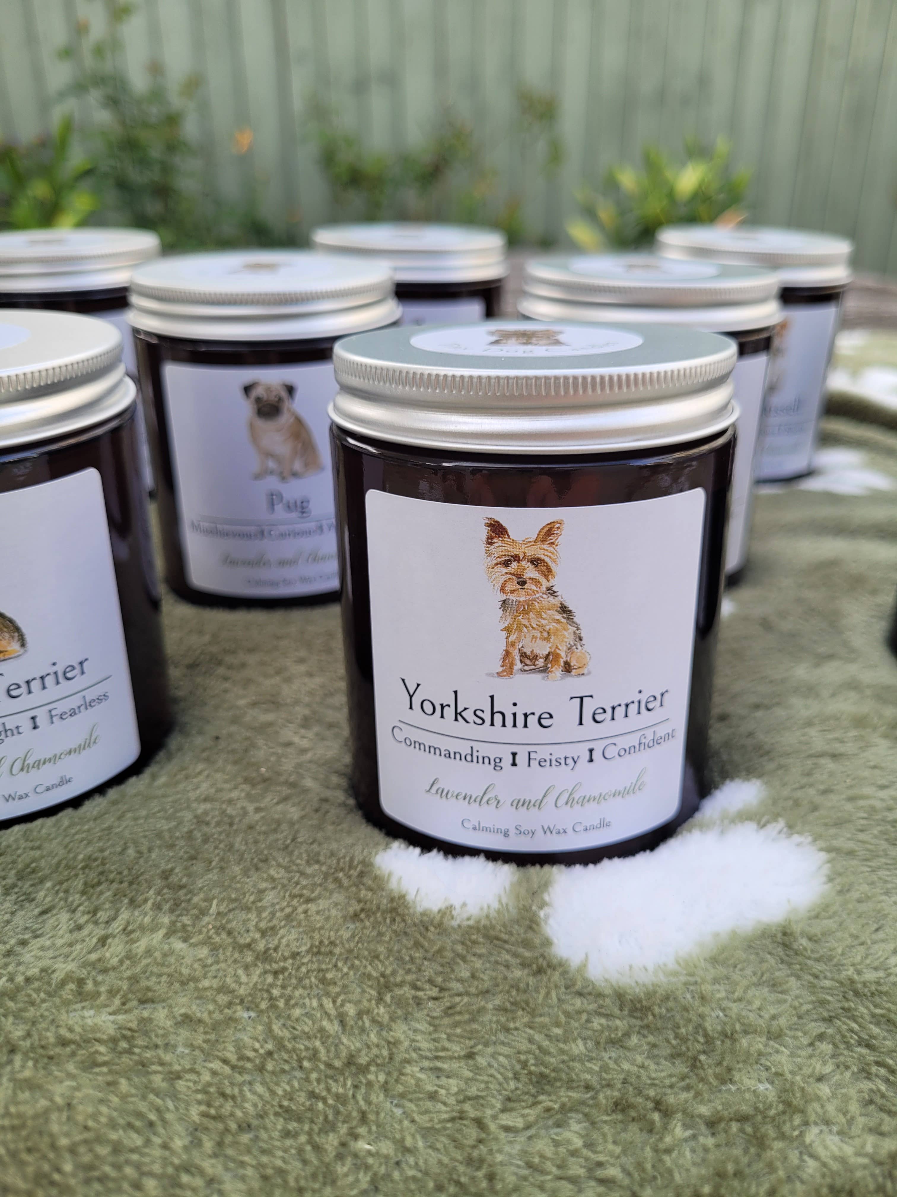 Yorkshire Terrier Candle