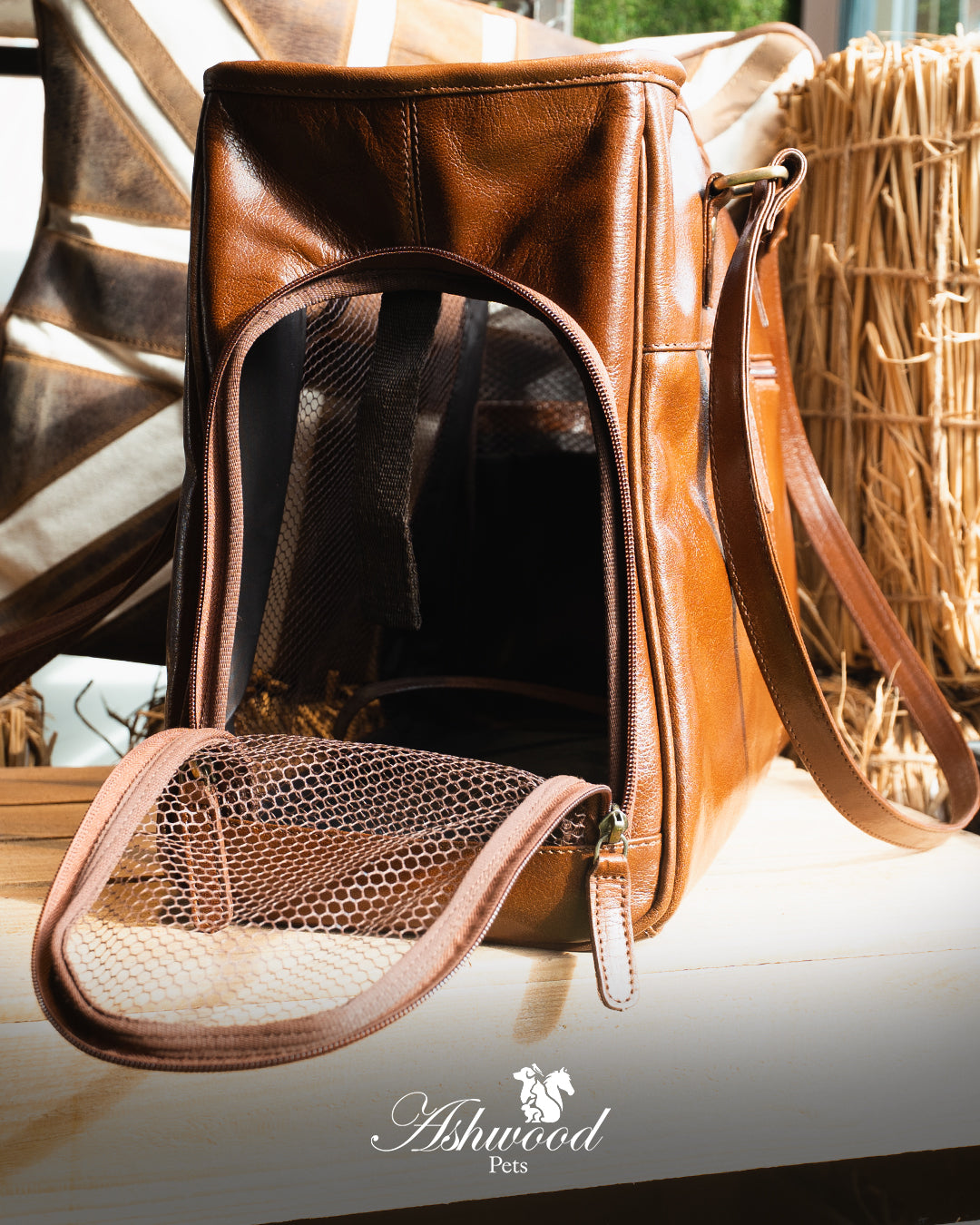 Florence Leather Dog Carrier