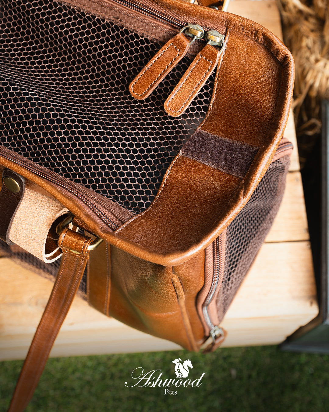 Florence Leather Dog Carrier