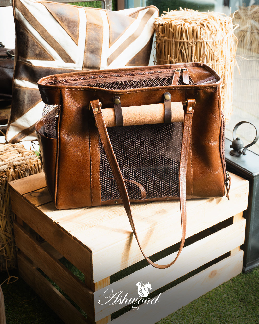 Florence Leather Dog Carrier