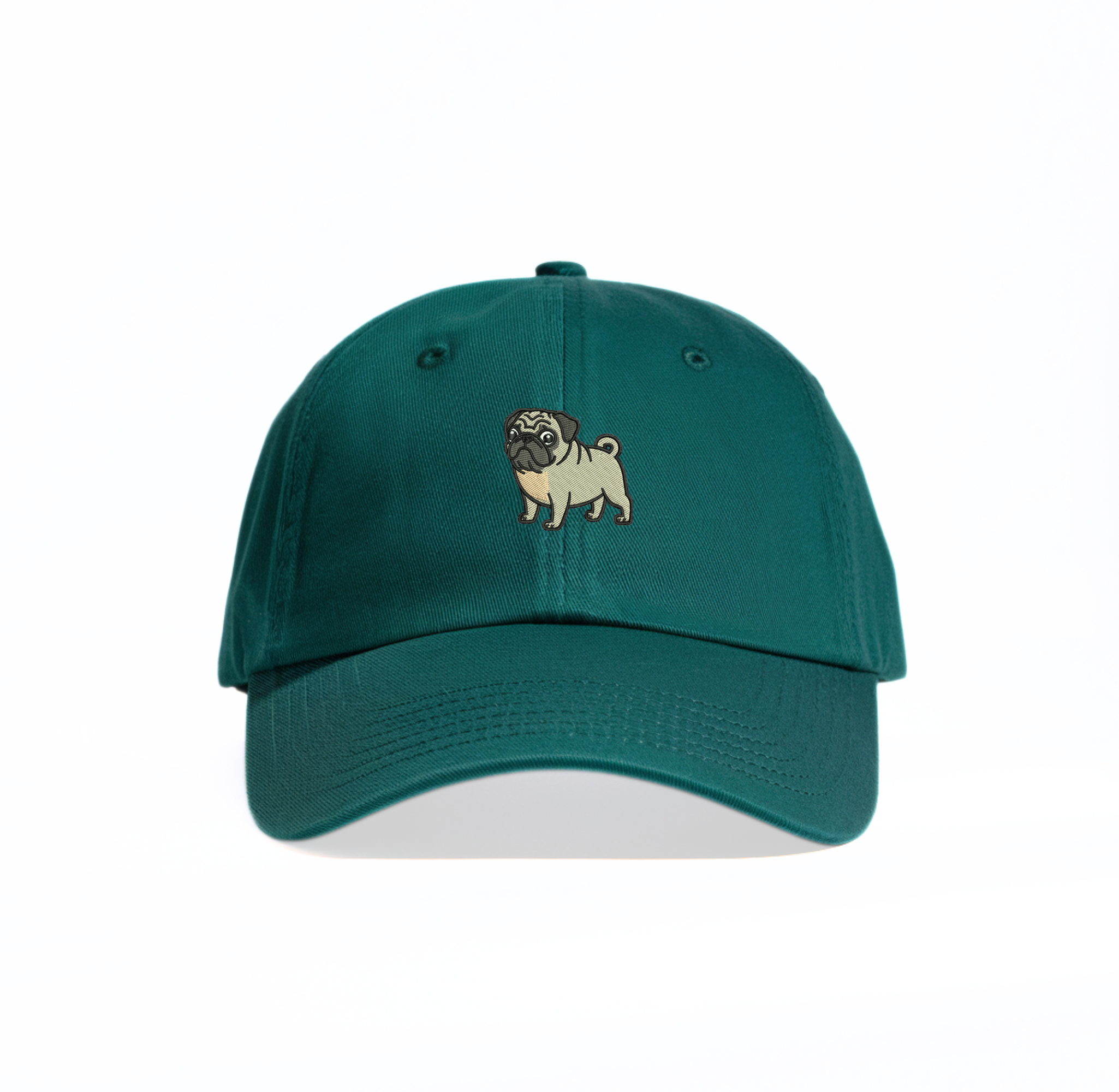 Pug embroidered Cap - Unisex Caps