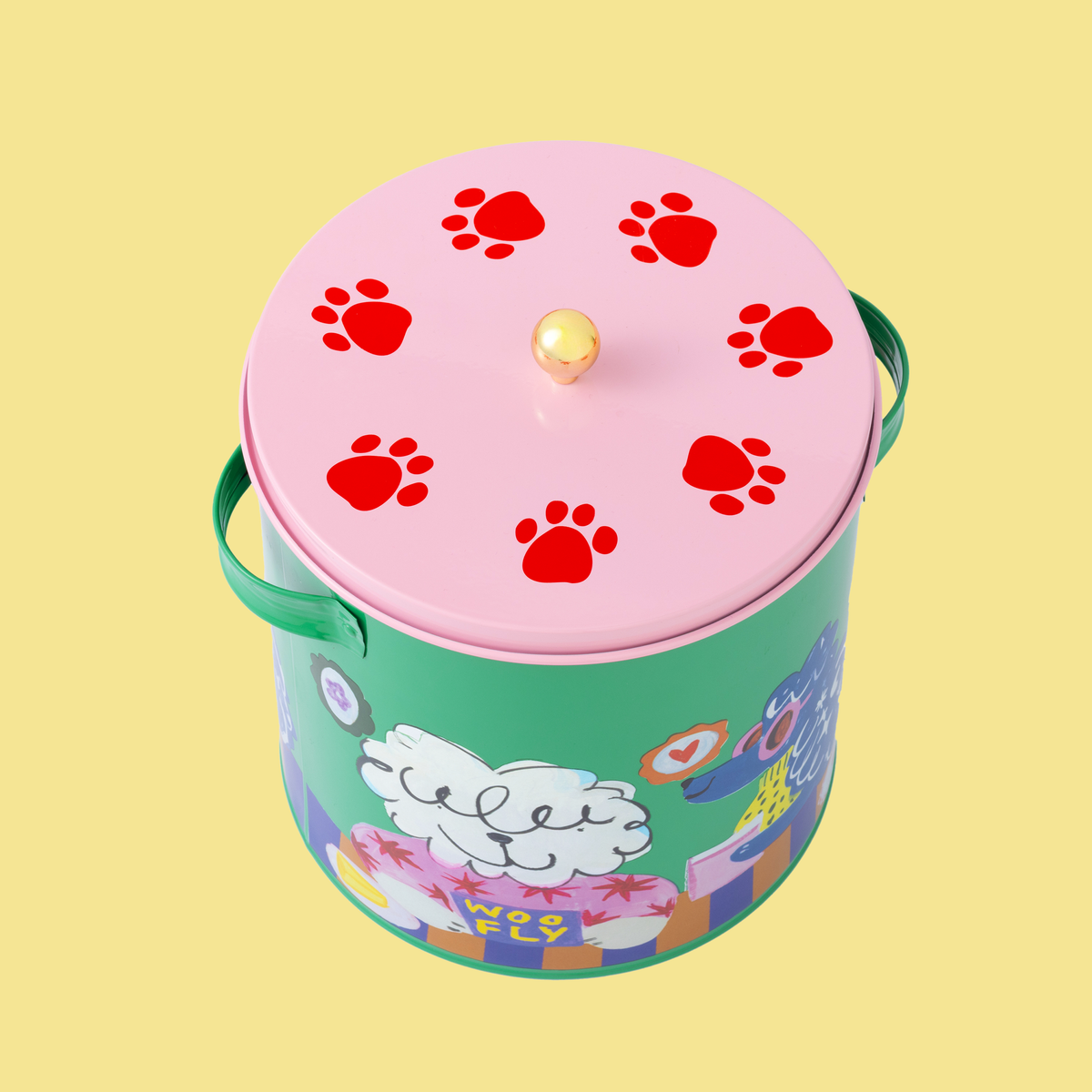 Cool Dog Club Storage Tin & Scoop