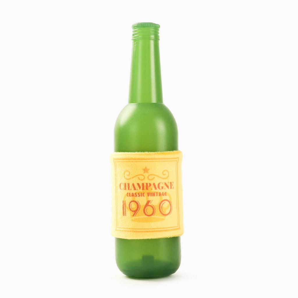 HugSmart Pet - Boozy Tailz | Champagne - TPR Rubber Dog Toy