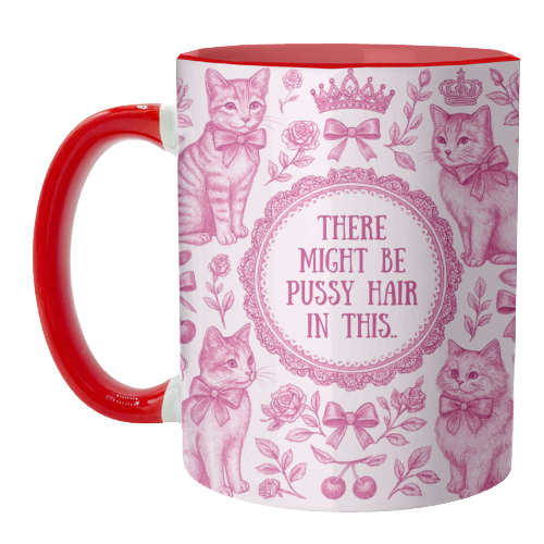 Mugs 'Pussy Hair' by Lilly Rose