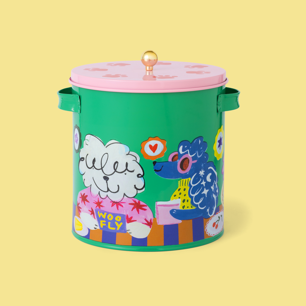 Cool Dog Club Storage Tin & Scoop