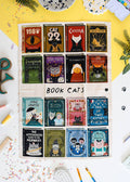 Book Cats Tea Towel 