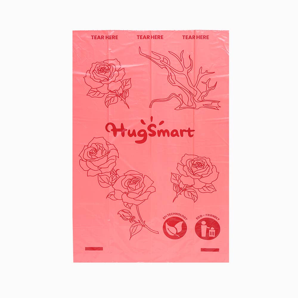 HugSmart Pet - Poop  Bag  | Rose Poop Bags 8pack