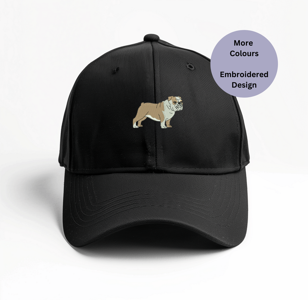 English Bulldog embroidered cap - unisex caps