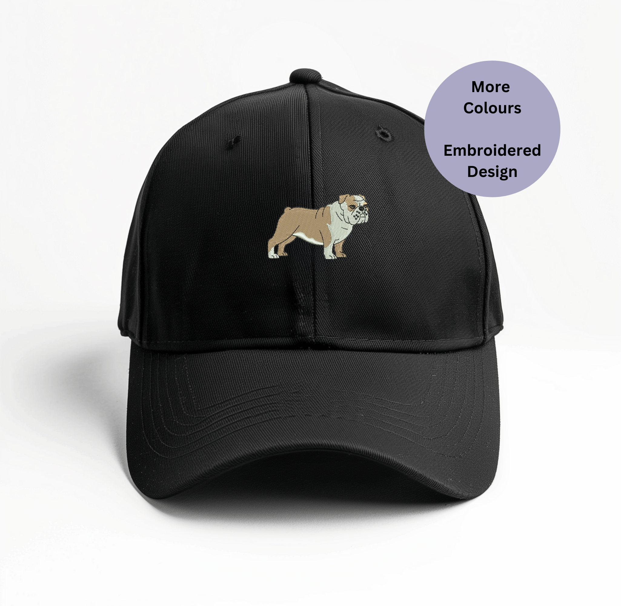 English Bulldog embroidered cap - unisex caps