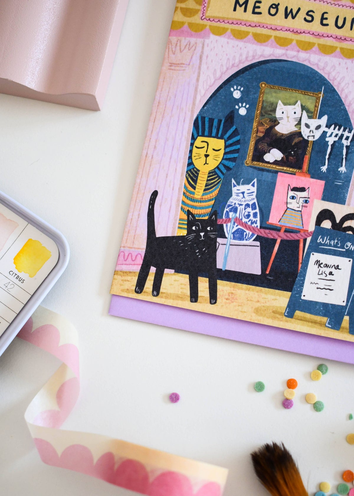 Meowseum Cat Card
