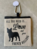 French Bulldog Pet Treat Bag