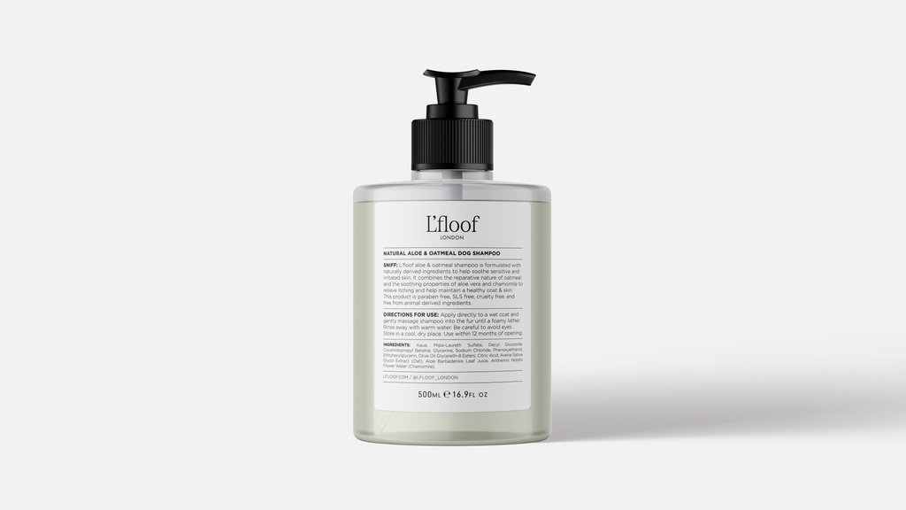 Natural Dog Shampoo - SNIFF - Oat & Aloe- 500ml - L'floof