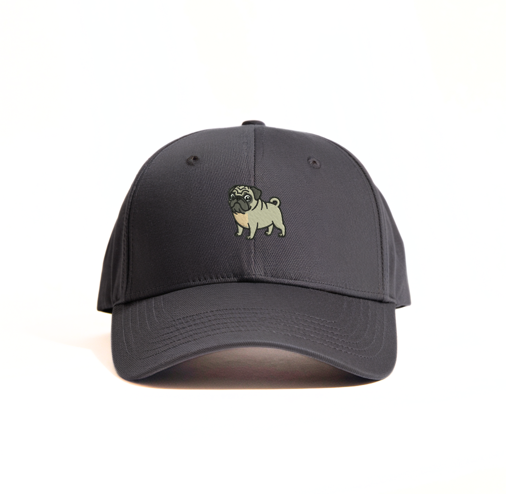 Pug embroidered Cap - Unisex Caps