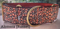 50mm wide Sighthound Collar - Alonsoa Russet