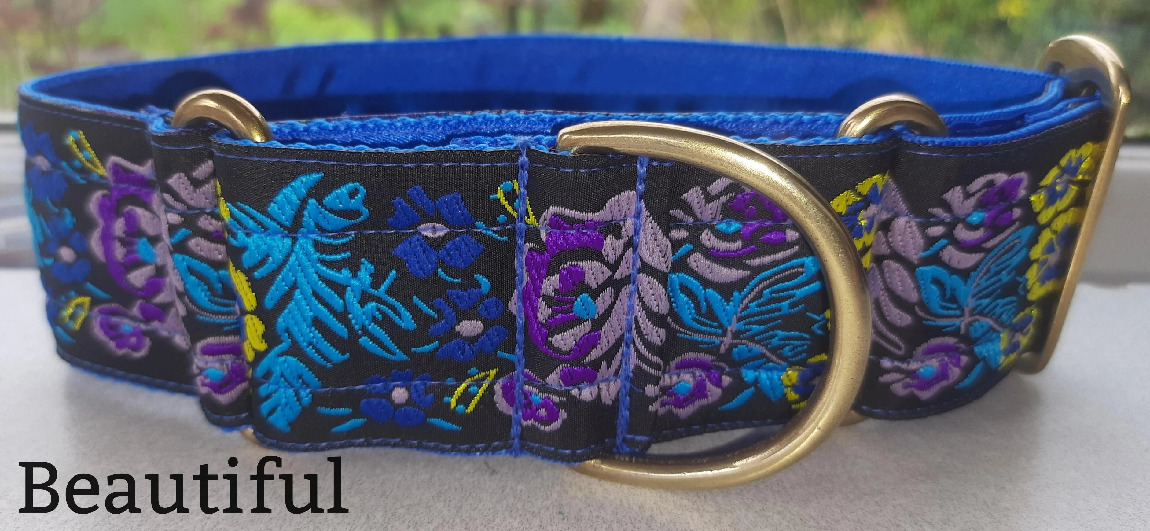50mm wide Sighthound Collar - Beautiful