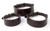 Brown Leather Hound Collar