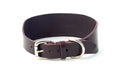 Brown Leather Hound Collar