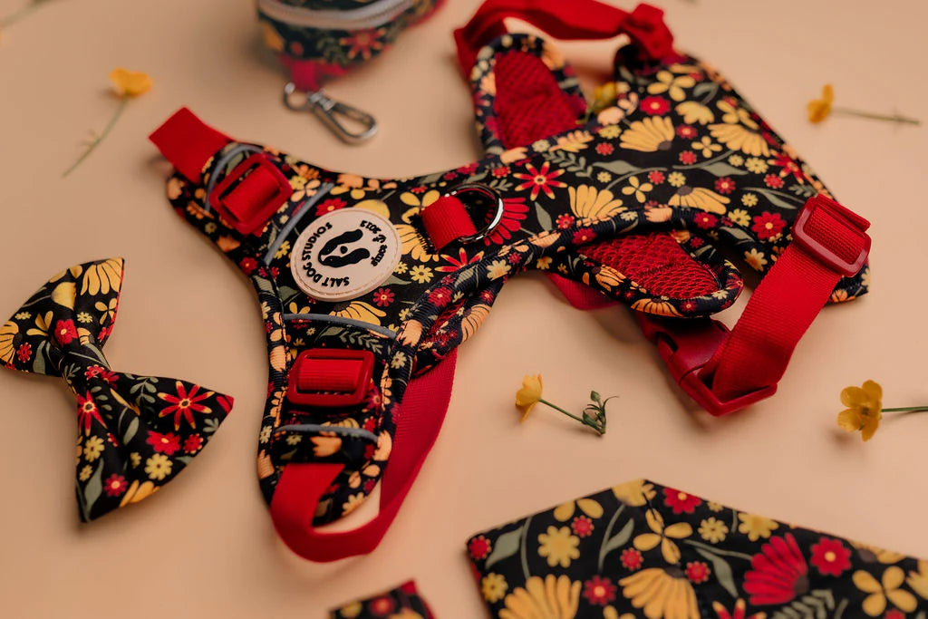 Folksy Flowers Ultra Comfort Dog Harness