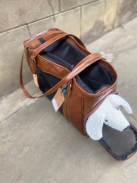 Florence Leather Dog Carrier