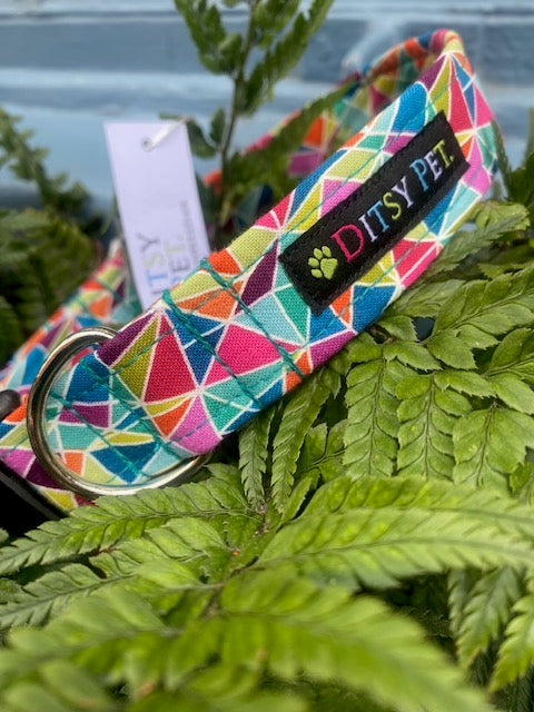 Kaleidoscope Dog Collar