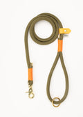 Stix Dog Lead - Green with Orange