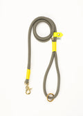 Stix Dog Lead - Grey with Yellow