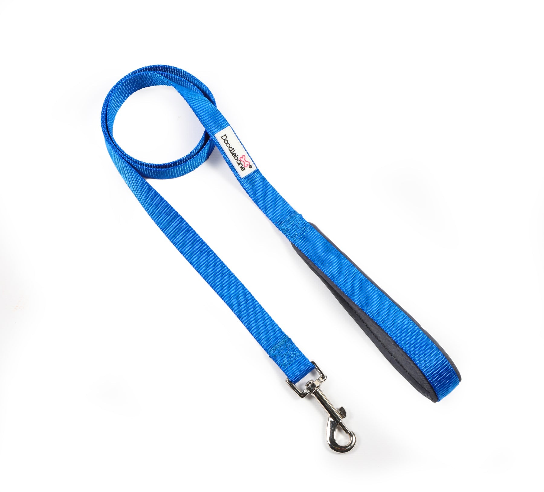 Padded Dog Lead - Sapphire