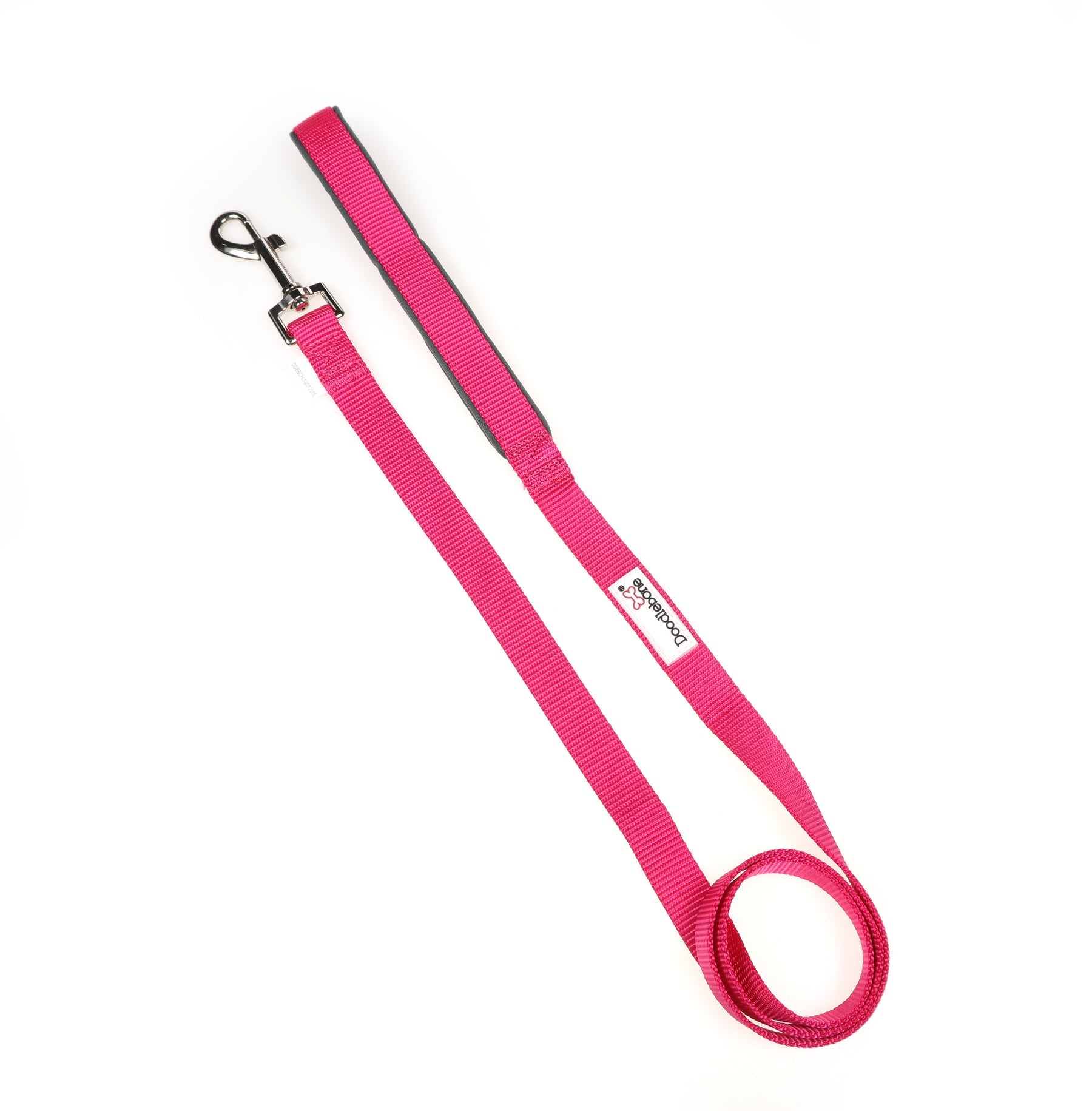 Padded Dog Lead - Fuchsia