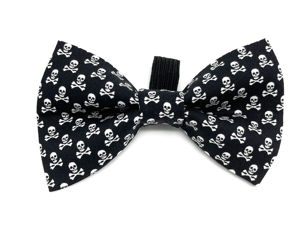 Skull and Crossbone Dickie Bow Tie