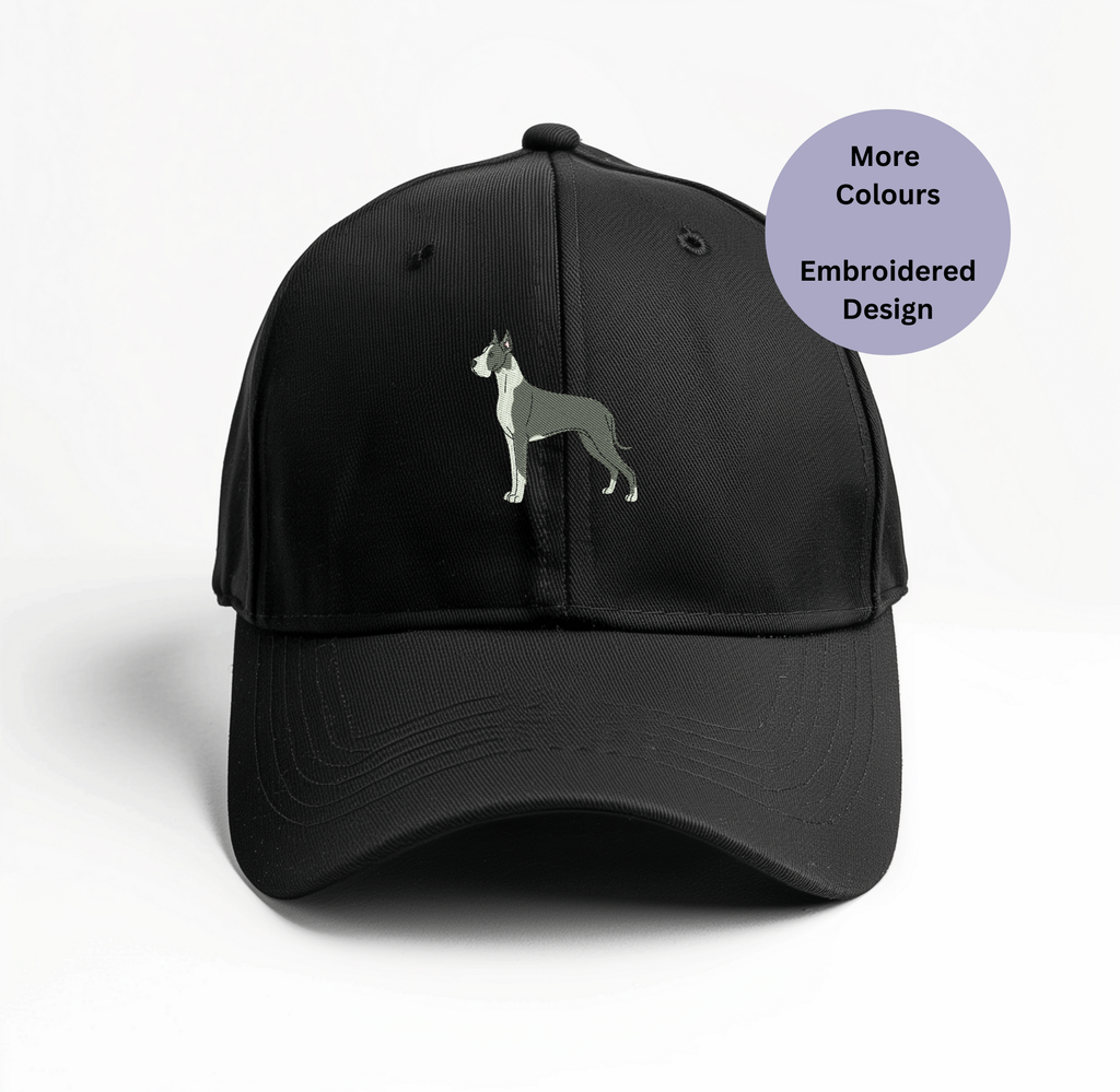 Great Dane  Dog embroidered  baseball cap - Unisex