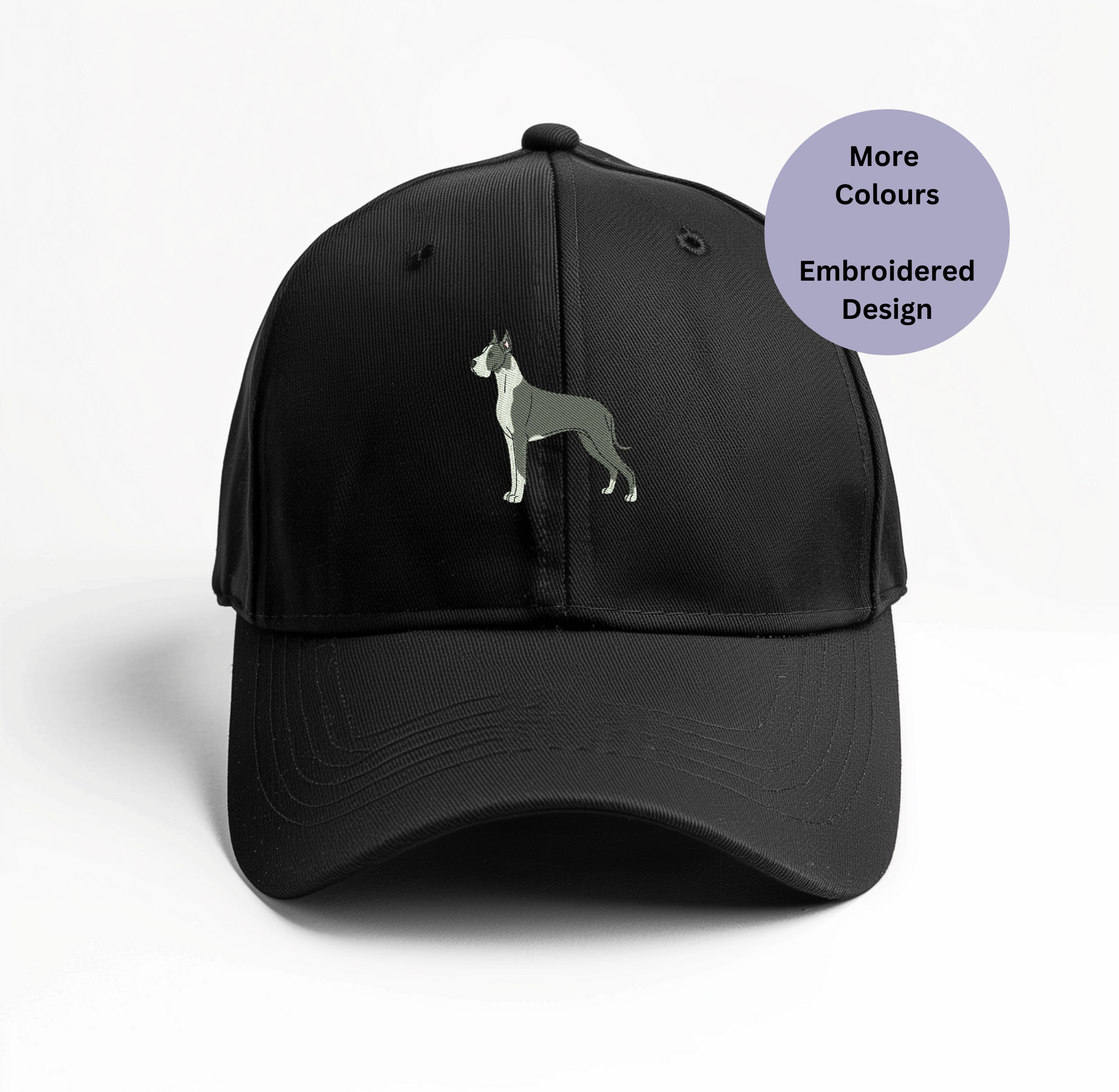 Great Dane  Dog embroidered  baseball cap - Unisex