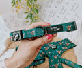 Happy Highland Cow Dog Collar - Size S-L (autumn/animals)