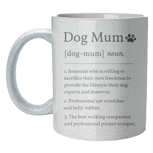 Mugs 'Dog Mum Definition Funny Dictionary Style Quote Print'