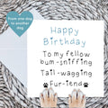 Dog Birthday Card | Funny | From one dog to another dog