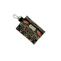 Black Strawberry Thief Print Poo Bag Holder
