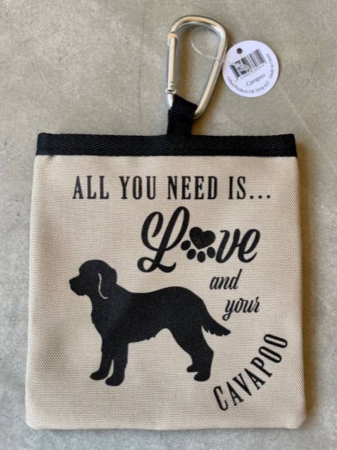 Cavapoo Dog Treat Bag