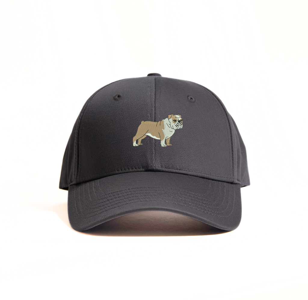 English Bulldog embroidered cap - unisex caps