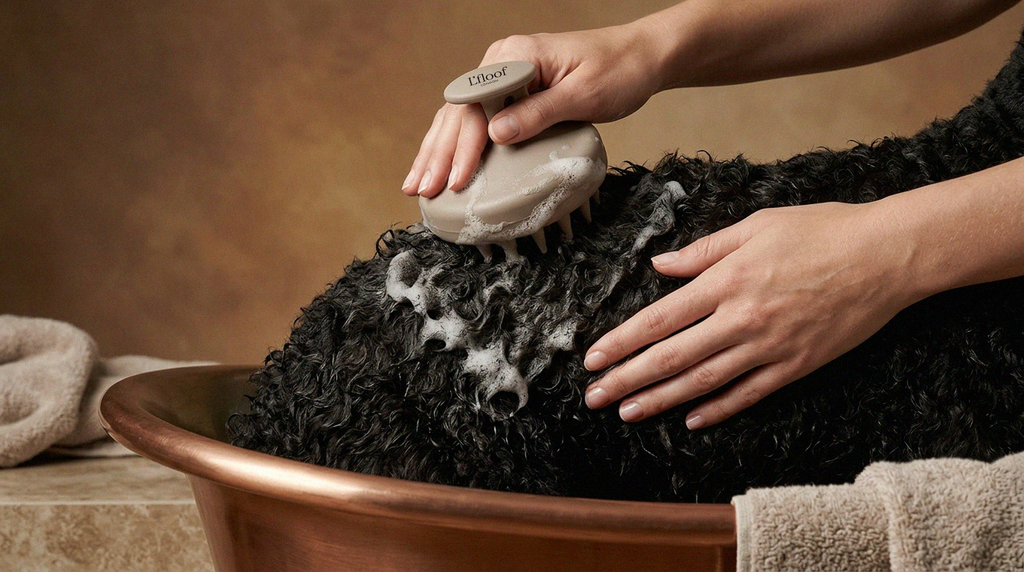 Shampoo Massaging Brush for Dogs
