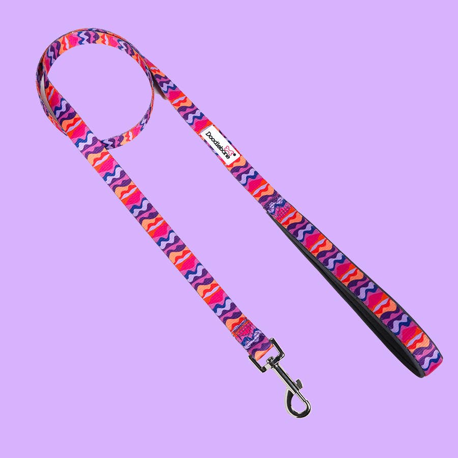 Padded Dog Lead - Dunes