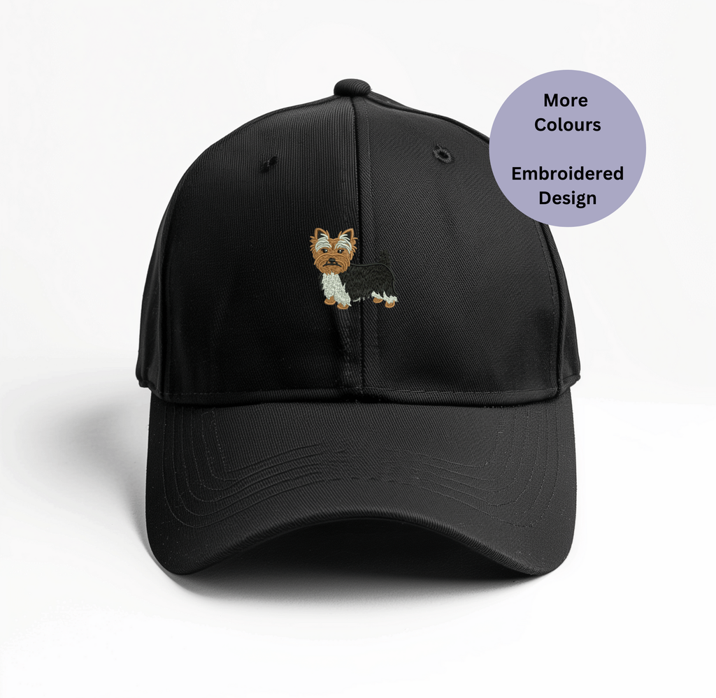 Yorkshire Terrier embroidered baseball cap - unisex