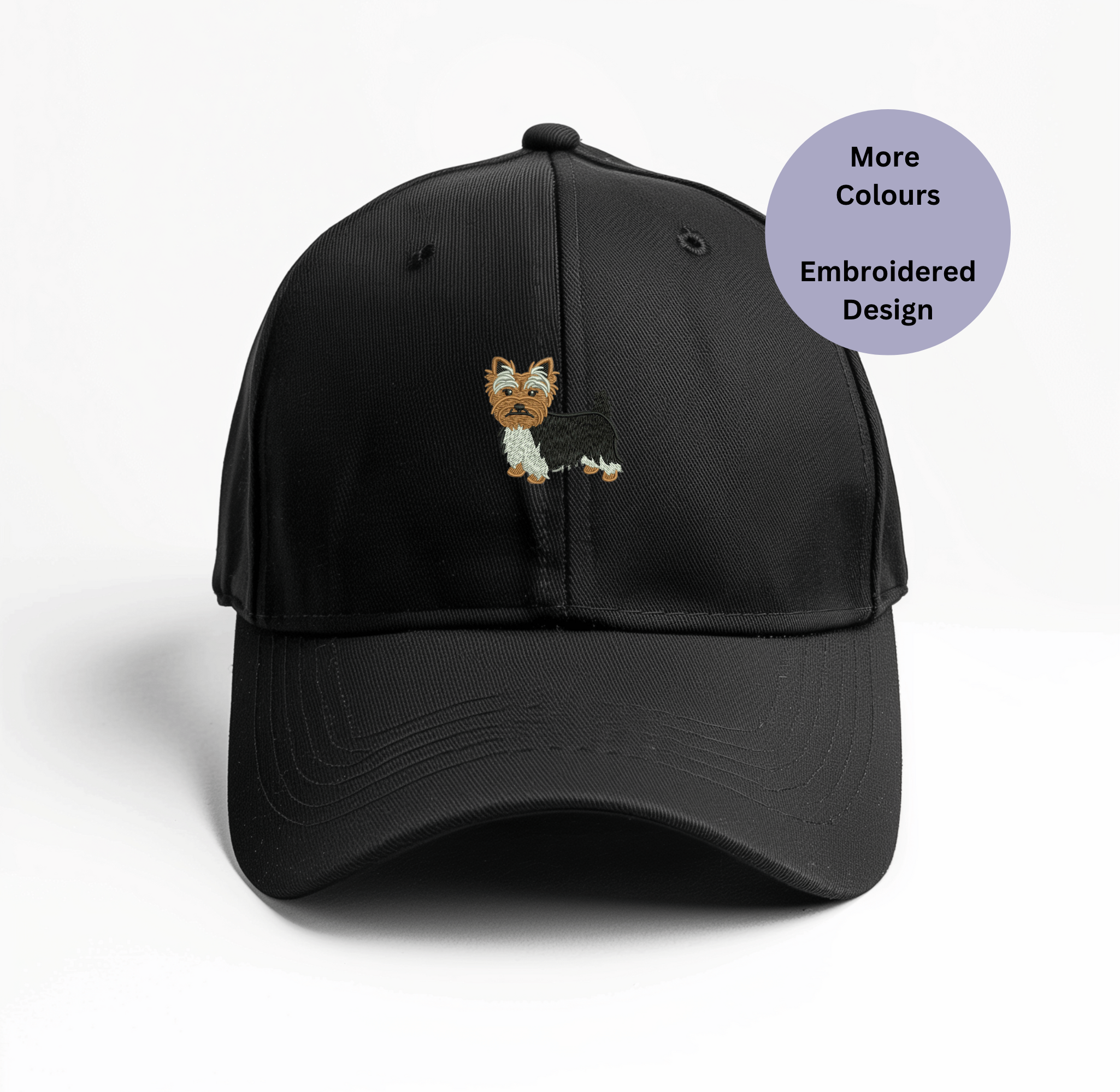 Yorkshire Terrier embroidered baseball cap - unisex