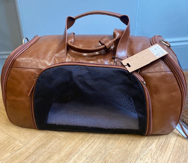 Companion Leather Dog Carrier